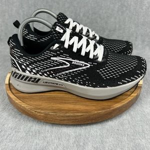 Brooks Levitate GTS 5 Womens Size 7.5 Running Shoes Black Gray Athletic Sneakers